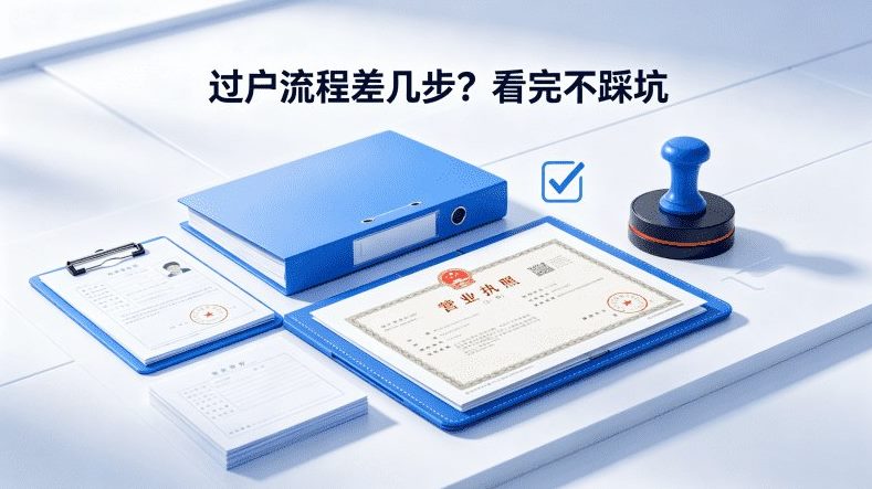网店过户最容易卡住的三个环节，顺序排错就要返工